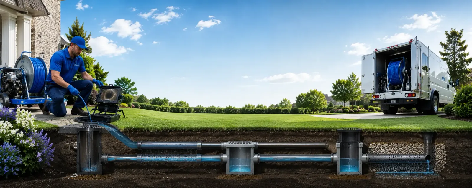 Outdoor drain cleaning information for Ionia, IA